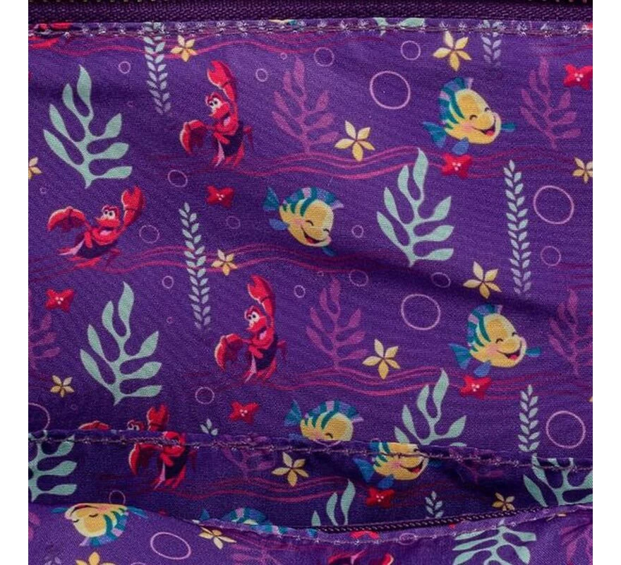 Disney Bolso Bandolera La Sirenita Castillo Loungefly 4 Disney Bolso Bandolera La Sirenita Castillo Loungefly - Imagen 2