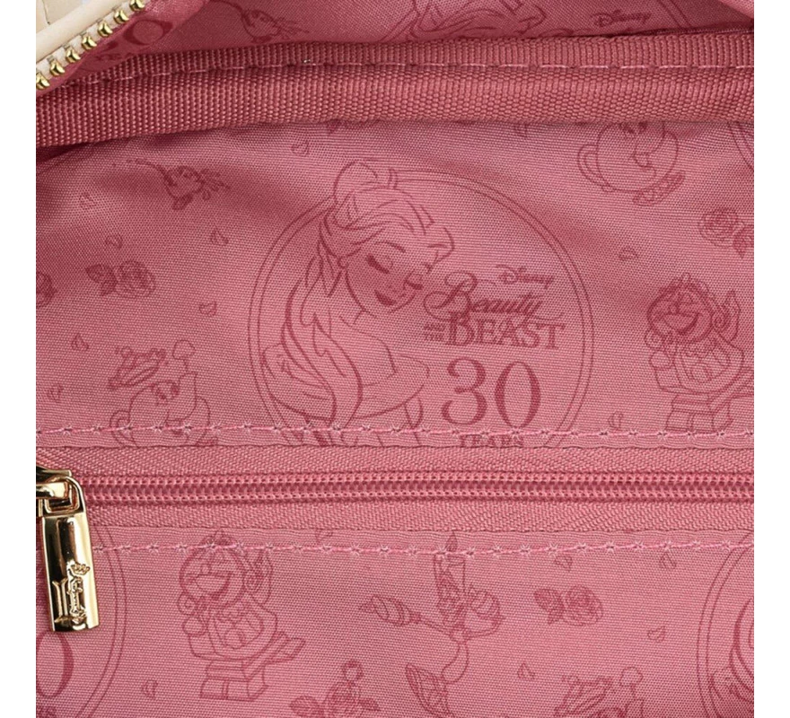 Disney Bolso Loungefly La Bella Y La Bestia 30 Aniversario 4 Disney Bolso Loungefly La Bella Y La Bestia 30 Aniversario - Imagen 2