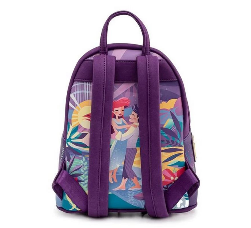 Disney Bolso Mochila La Sirenita Castillo Loungefly 7 Disney Bolso Mochila La Sirenita Castillo Loungefly - Imagen 5