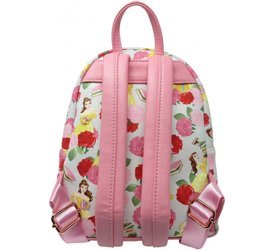 Disney Bolso Mochila Loungefly La Bella Y La Bestia Rosas Edición Exclusiva 4 Disney Bolso Mochila Loungefly La Bella Y La Bestia Rosas Edición Exclusiva - Imagen 2