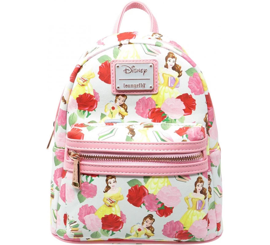 Disney Bolso Mochila Loungefly La Bella Y La Bestia Rosas Edición Exclusiva 3 Disney Bolso Mochila Loungefly La Bella Y La Bestia Rosas Edición Exclusiva