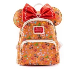 Bolso Mochila Loungefly Mickey Y Minnie Gengibre Disney