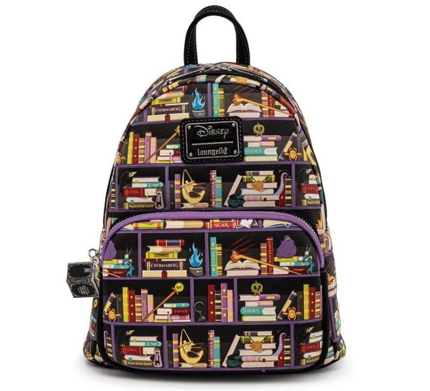 Bolso Mochila Loungefly Villanas Disney Libros 3 Bolso Mochila Loungefly Villanas Disney Libros