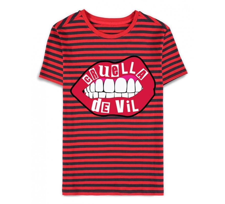 Camiseta Mujer Cruella Disney Red 2 Camiseta Mujer Cruella Disney Red