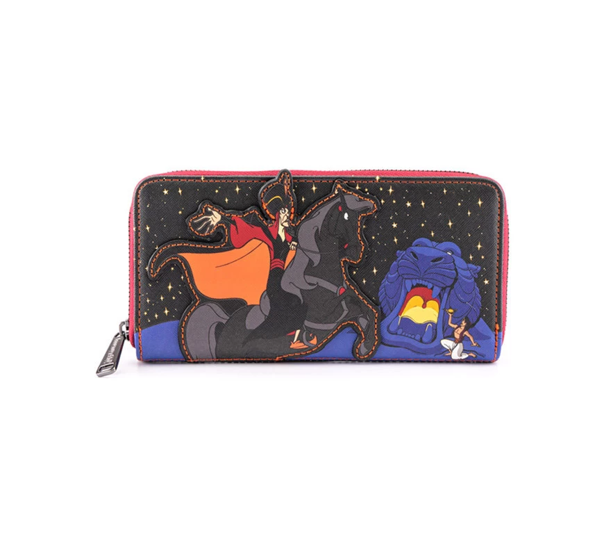 Cartera Loungefly Jafar Aladdín Disney 3 Cartera Loungefly Jafar Aladdín Disney