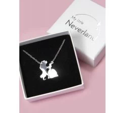 Colgante Acero La Bella Y La Bestia Disney