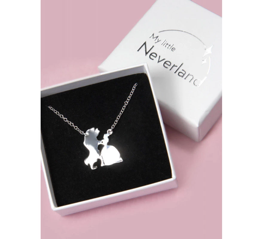 Colgante Acero La Bella Y La Bestia Disney 3 Colgante Acero La Bella Y La Bestia Disney