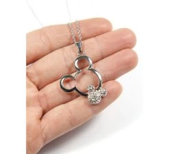 Disney Colgante Mickey Mouse 90th Anniversary Acero Y Circonitas -Disney colgante mickey mouse 90th anniversary acero y circonitas 174951 2