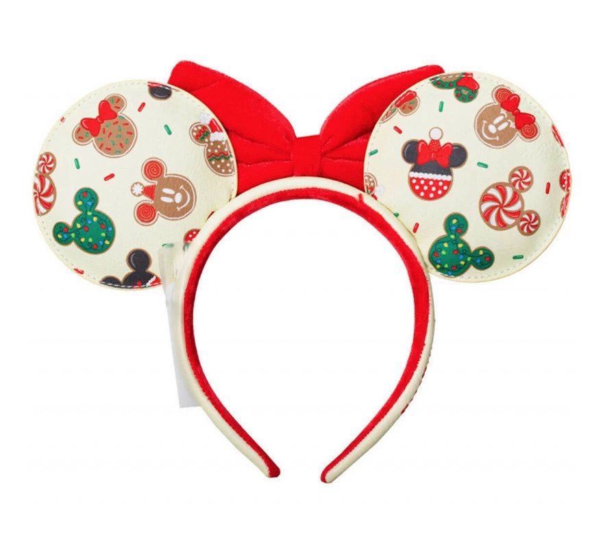 Disney Diadema Loungefly Minnie & Mickey Galletas De Navidad 4 Disney Diadema Loungefly Minnie & Mickey Galletas De Navidad - Imagen 2
