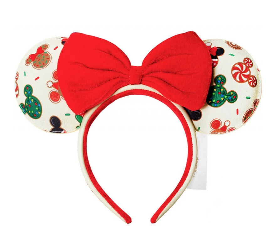 Disney Diadema Loungefly Minnie & Mickey Galletas De Navidad 3 Disney Diadema Loungefly Minnie & Mickey Galletas De Navidad