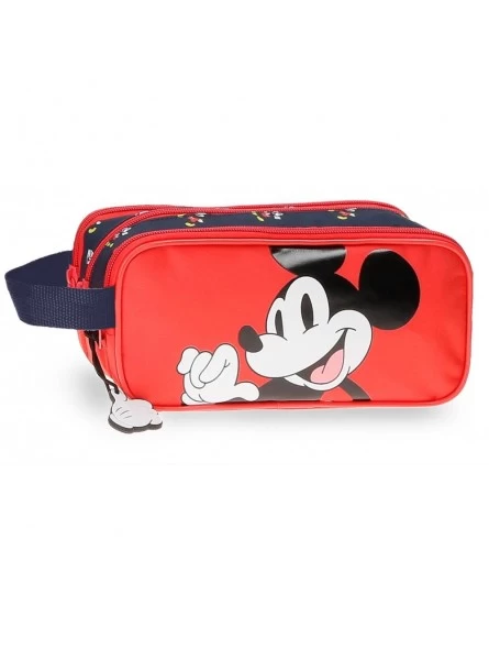 Disney Estuche Neceser Triple Cremallera Mickey Mouse Fashion 3 Disney Estuche Neceser Triple Cremallera Mickey Mouse Fashion