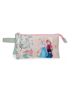 Disney Estuche Neceser Tres Compartimentos Frozen Strong Spirit