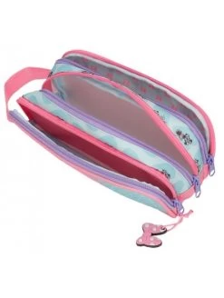 Disney Estuche Neceser Triple Cremallera Minnie My Happy Place -Disney estuche triple cremallera minnie my happy place 1 1