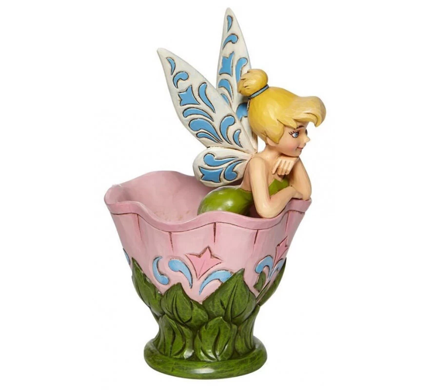 Disney Figura Campanilla Jim Shore Sentada En Flor 4 Disney Figura Campanilla Jim Shore Sentada En Flor - Imagen 2