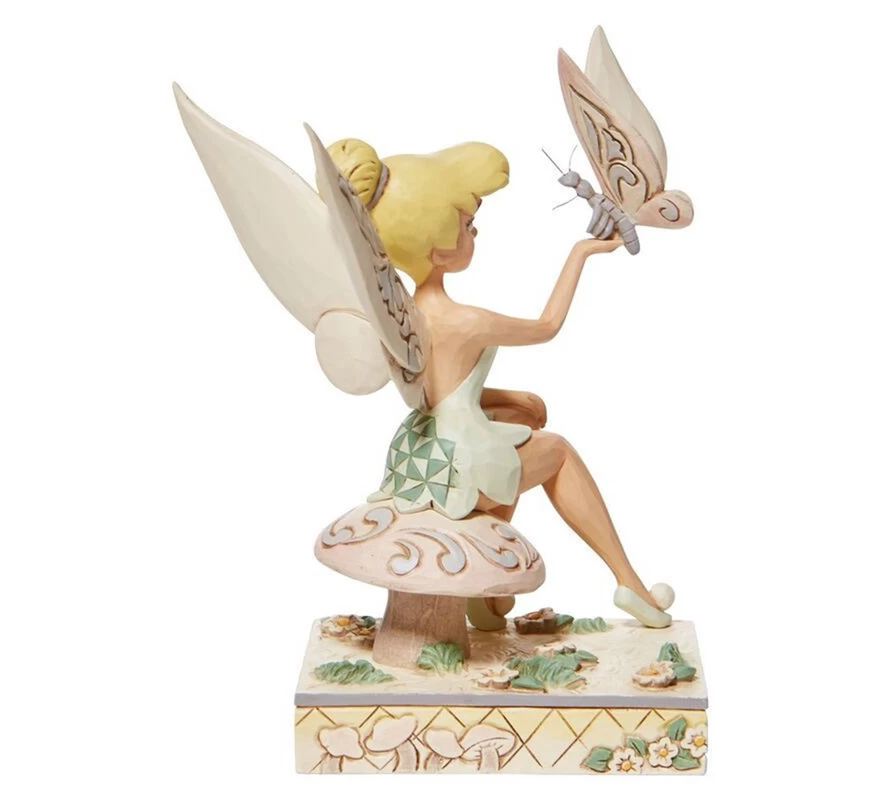 Disney Figura Campanilla White Woodland Jim Shore 6 Disney Figura Campanilla White Woodland Jim Shore - Imagen 4