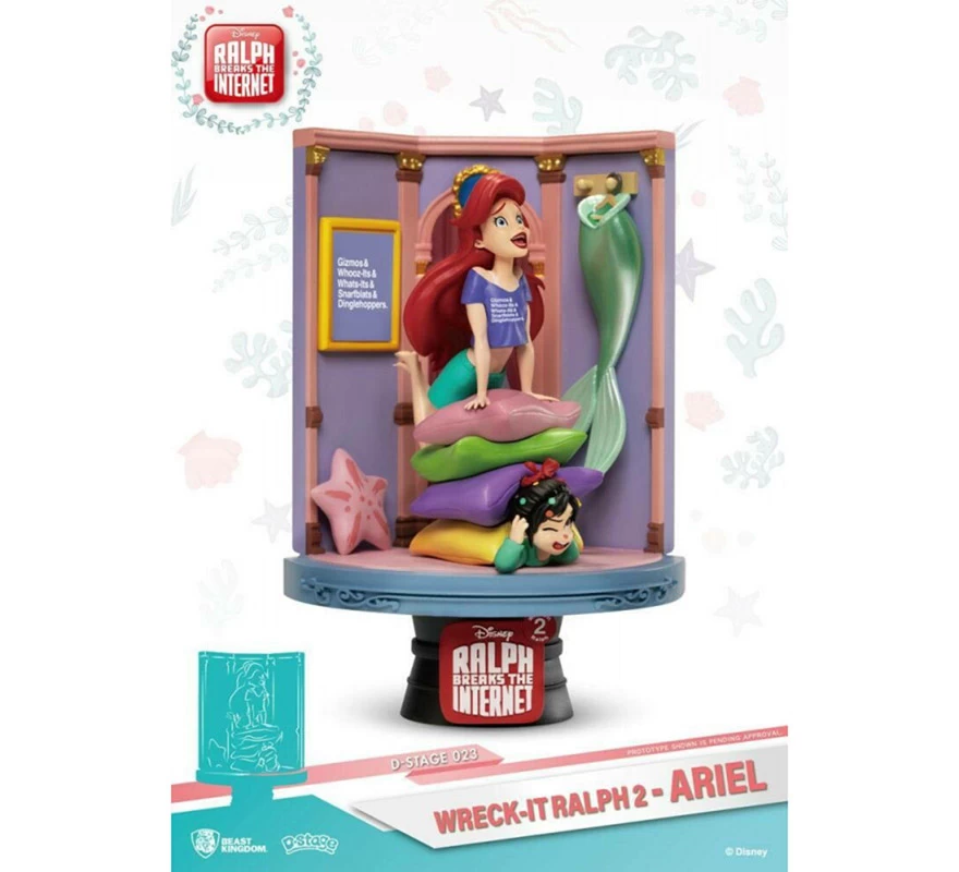 Figura Diorama Ariel Rompe Ralph 16 Cm Disney 5 Figura Diorama Ariel Rompe Ralph 16 Cm Disney - Imagen 3