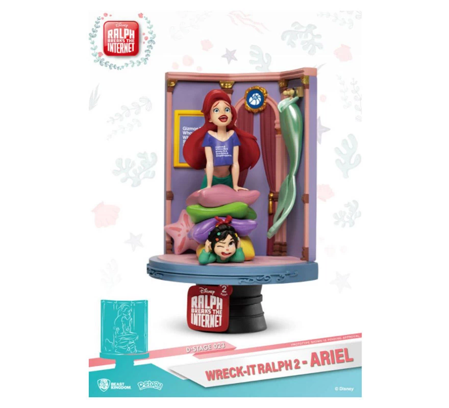 Figura Diorama Ariel Rompe Ralph 16 Cm Disney 4 Figura Diorama Ariel Rompe Ralph 16 Cm Disney - Imagen 2