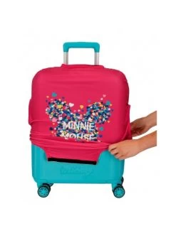 Funda Maleta Cabina Fucsia Disney Funny Covers -Disney funda maleta cabina fusia disney funny covers 2