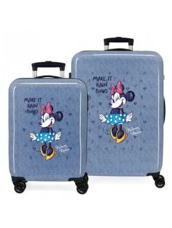 Disney Juego De Maletas Minnie Make It Rain Bows