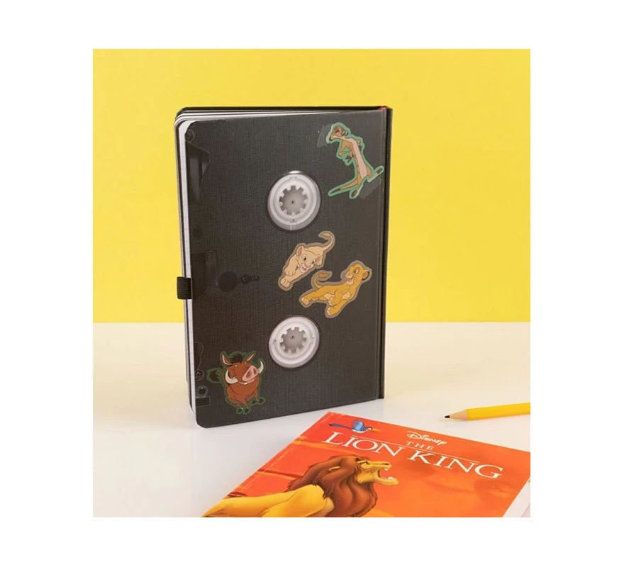 Libreta Premium A5 El Rey León VHS Disney 4 Libreta Premium A5 El Rey León VHS Disney - Imagen 2