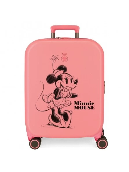 Maleta Cabina Disney 100 Happiness Rosa 3 Maleta Cabina Disney 100 Happiness Rosa