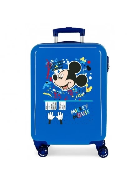 Disney Maleta Cabina Mickey Colour Mayhem Azul 3 Disney Maleta Cabina Mickey Colour Mayhem Azul