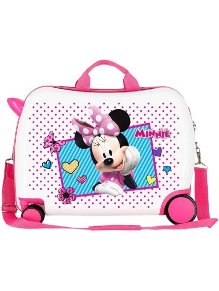 Maleta Correpasillos RG Disney Minnie Joy Rosa 6 Maleta Correpasillos RG Disney Minnie Joy Rosa - Imagen 4
