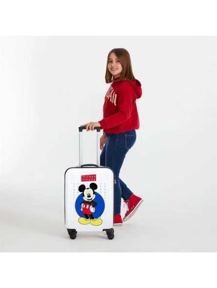 Maleta Cabina Disney Mickey Enjoy The Day Blue 4 Maleta Cabina Disney Mickey Enjoy The Day Blue - Imagen 2