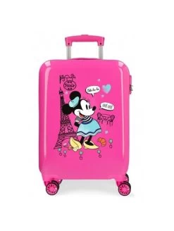 Disney Maleta De Cabina Minnie Around The World Paris Rosa