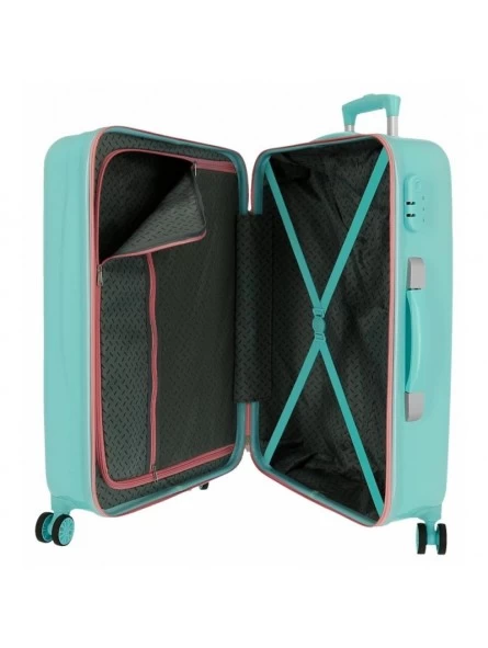 Disney Maleta Cabina Minnie Rainbow Turquesa 4 Disney Maleta Cabina Minnie Rainbow Turquesa - Imagen 2