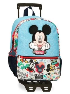 Disney Mochila De Paseo Con Carro Mickey Be Cool