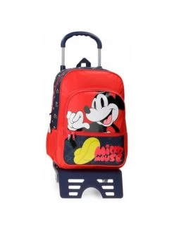 Disney Mochila Escolar Con Carro Mickey Mouse Fashion