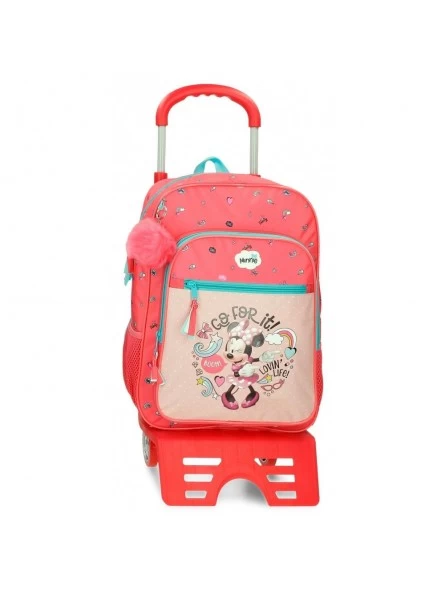 Disney Mochila Grande Con Carro Minnie Lovin Life 3 Disney Mochila Grande Con Carro Minnie Lovin Life