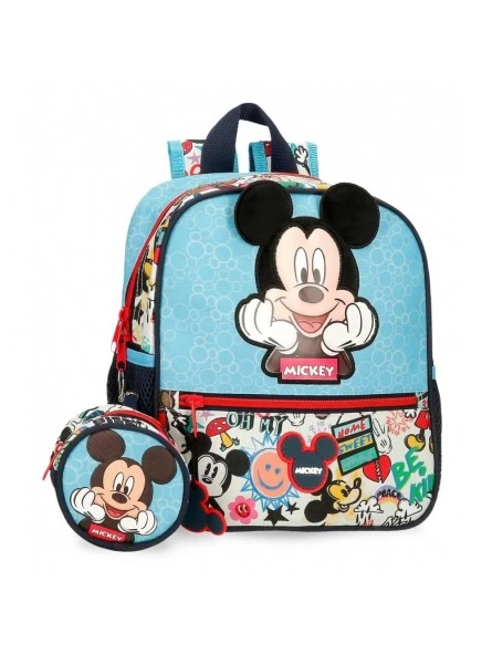 Disney Mochila Guardería Adaptable Mickey Be Cool 3 Disney Mochila Guardería Adaptable Mickey Be Cool