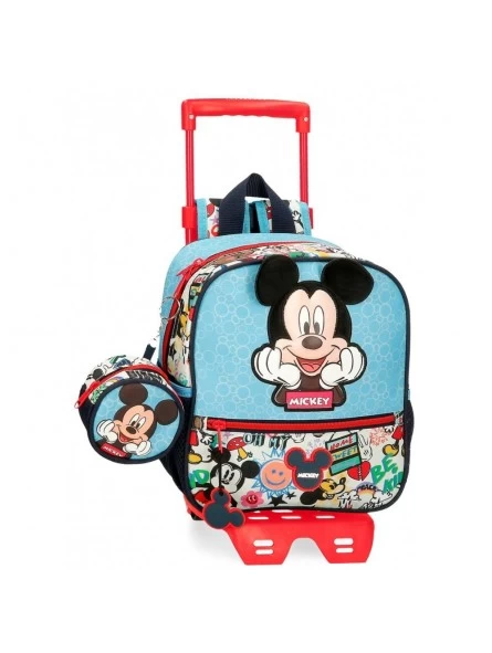 Disney Mochila Guardería Con Carro Mickey Be Cool 3 Disney Mochila Guardería Con Carro Mickey Be Cool