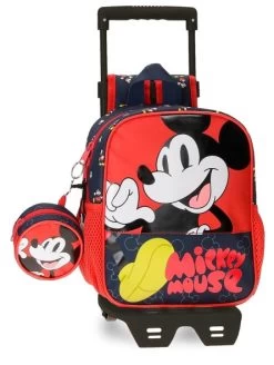 Disney Mochila Guardería Con Carro Mickey Mouse Fashion
