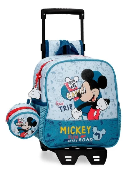 Disney Mochila Guardería Con Carro Mickey Road Trip 3 Disney Mochila Guardería Con Carro Mickey Road Trip