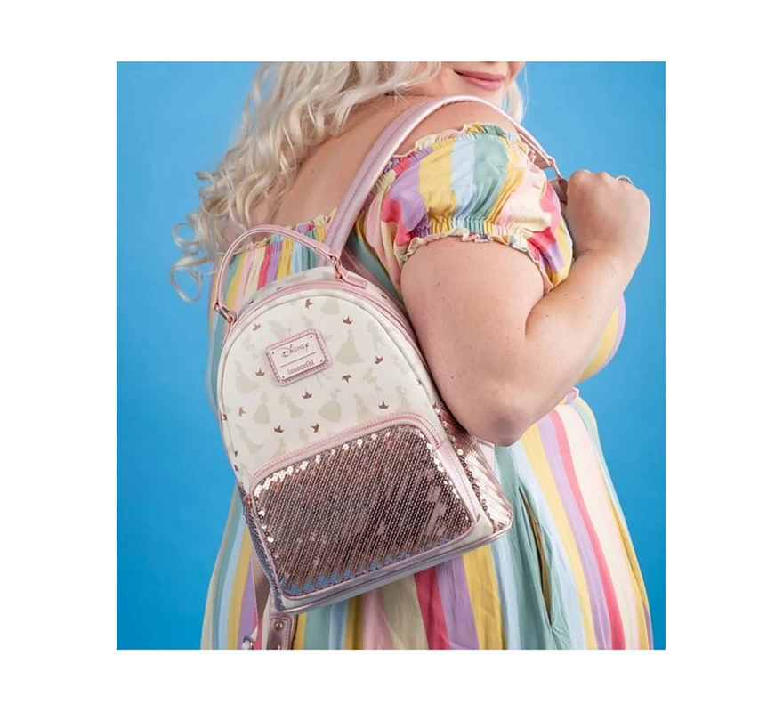 Mochila Loungefly Princesas Disney 7 Mochila Loungefly Princesas Disney - Imagen 5