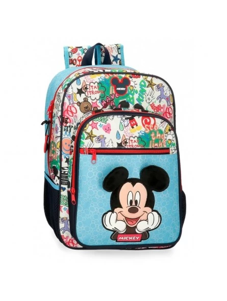Disney Mochila Mediana Adaptable Mickey Be Cool 3 Disney Mochila Mediana Adaptable Mickey Be Cool