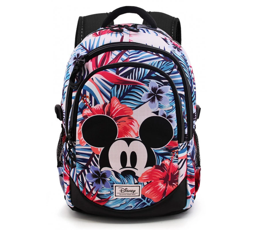 Mochila Mickey Disney Floral 3 Mochila Mickey Disney Floral