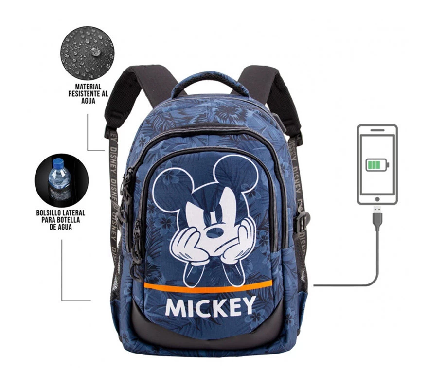 Mochila Mickey Mouse Disney Blue 4 Mochila Mickey Mouse Disney Blue - Imagen 2