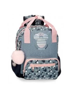 Disney Mochila Preescolar Adaptable Mickey Denim