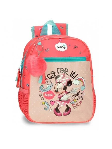 Disney Mochila Preescolar Adaptable Minnie Lovin Life 3 Disney Mochila Preescolar Adaptable Minnie Lovin Life