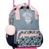 Disney Mochila Preescolar Con Carro Mickey Denim