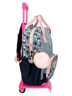 Disney Mochila Preescolar Con Carro Mickey Denim -Disney mochila preescolar con carro mickey denim 2