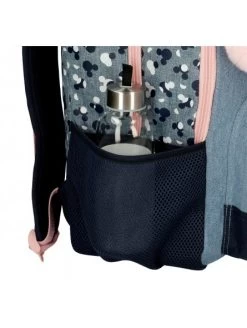 Disney Mochila Preescolar Con Carro Mickey Denim -Disney mochila preescolar con carro mickey denim 3