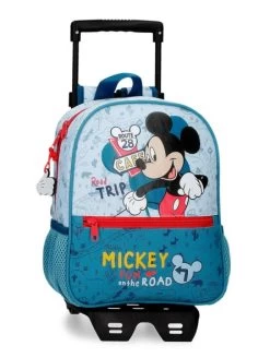 Disney Mochila Preescolar Con Carro Mickey Road Trip