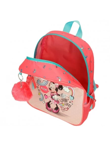 Disney Mochila Preescolar Con Carro Minnie Lovin Life 4 Disney Mochila Preescolar Con Carro Minnie Lovin Life - Imagen 2