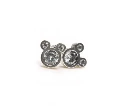 Pendientes De Plata Y Circonitas Mickey Mouse Disney -Disney pendientes de plata y circonitas mickey mouse disney 11950