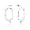 Pendientes Oro Blanco Silueta Genio Aladdin Disney -Disney pendientes oro blanco silueta genio aladdin disney 174919